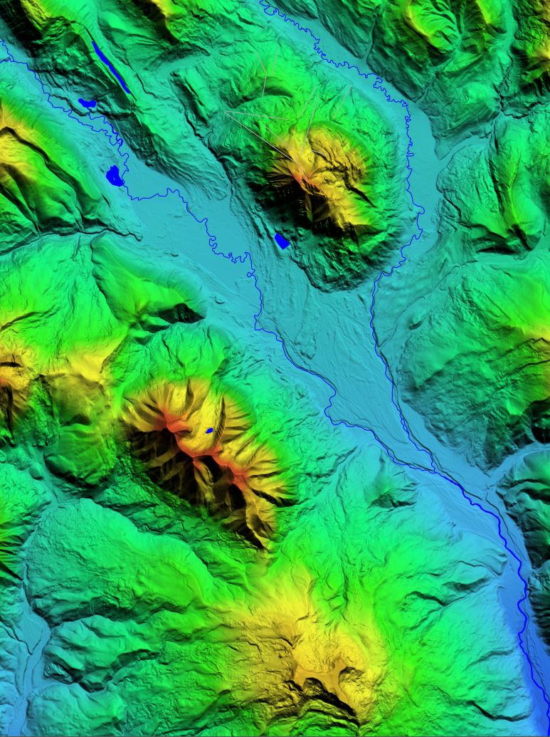 Crested Butte Topography Wall Art